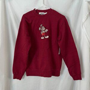 NEW Mickey Mouse Genuine Mousewear Pullover Sweatshirt Women White size Small